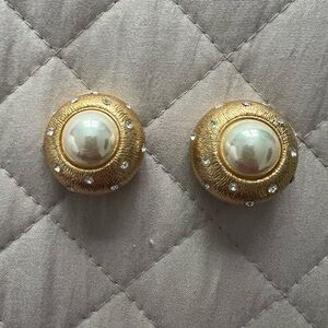 Vintage Christian Dior clip earrings